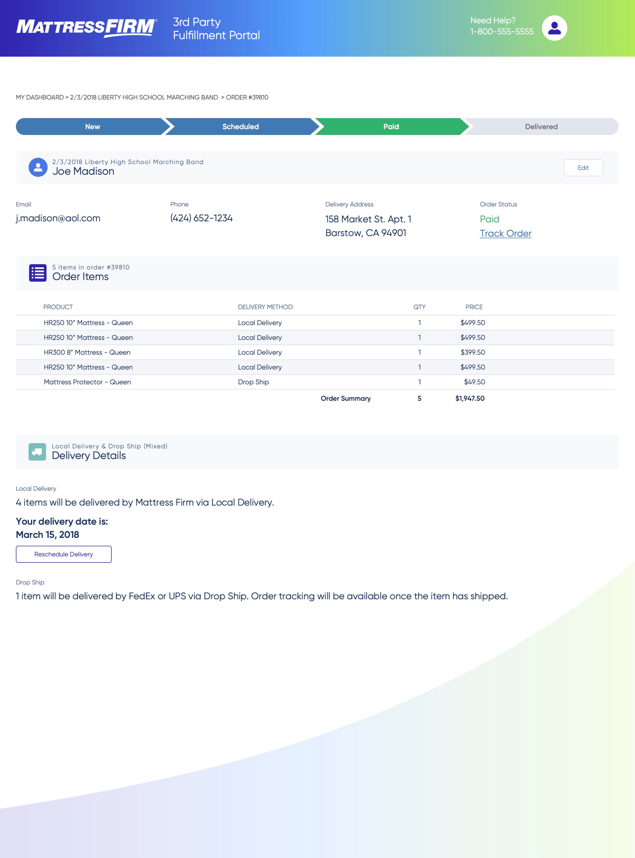 Partner Portal Screenshot