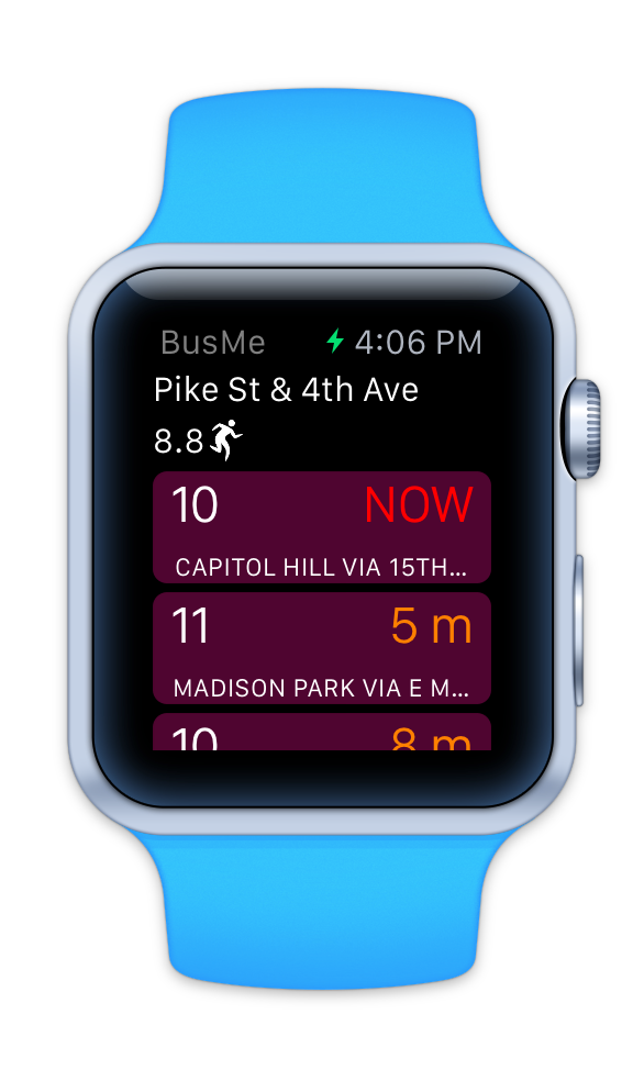 BusMe App for Apple Watch