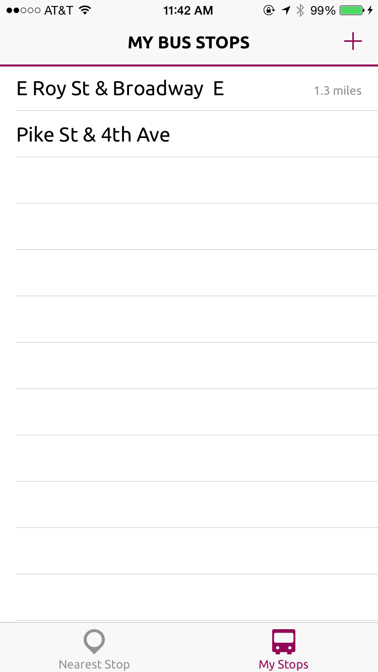 BusMe iPhone App Screenshot