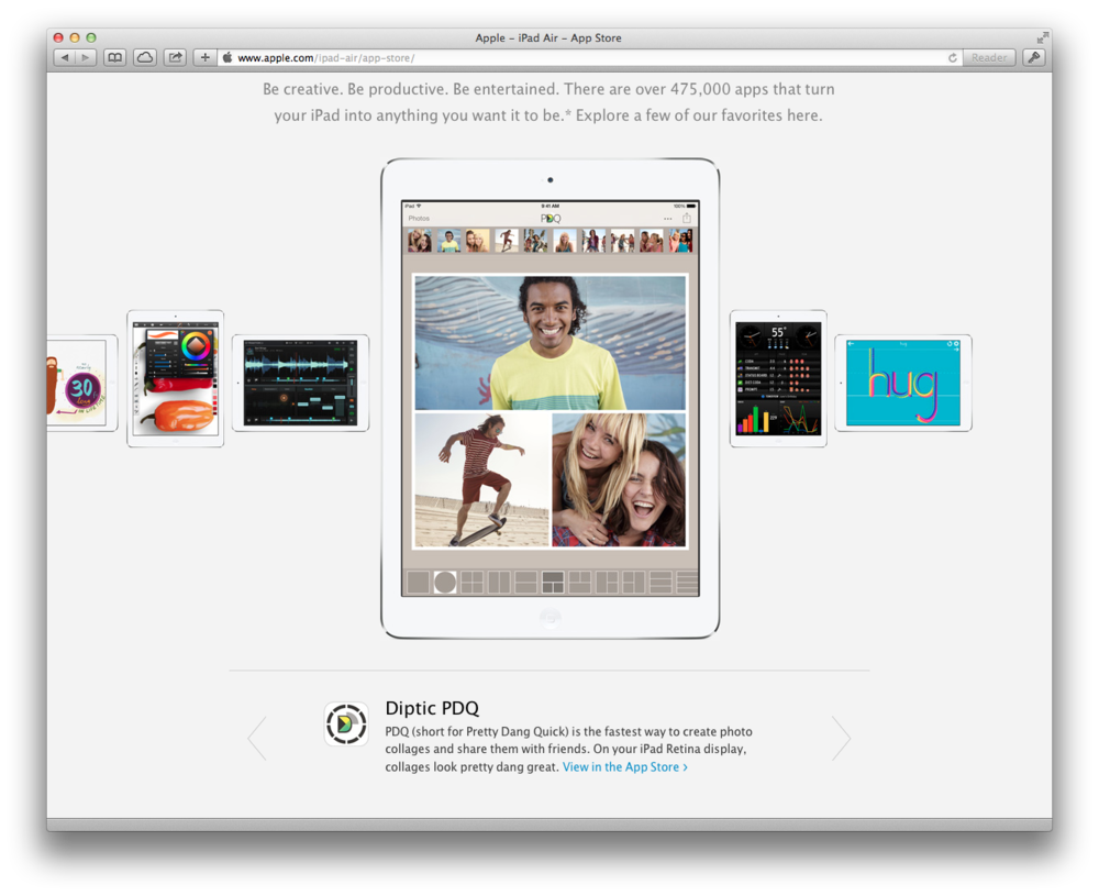Apple Website Screenshot