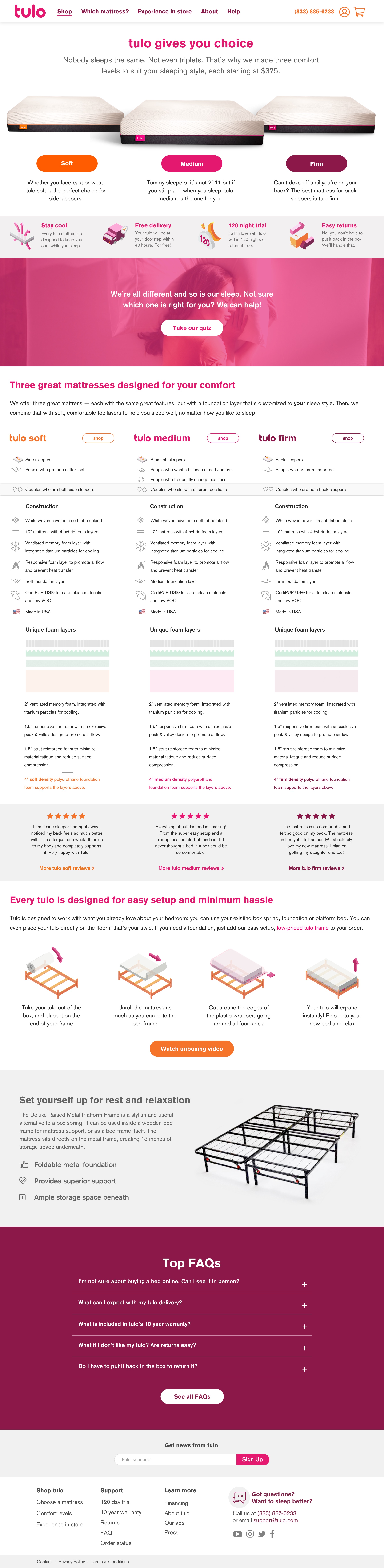 Screenshot of the page after