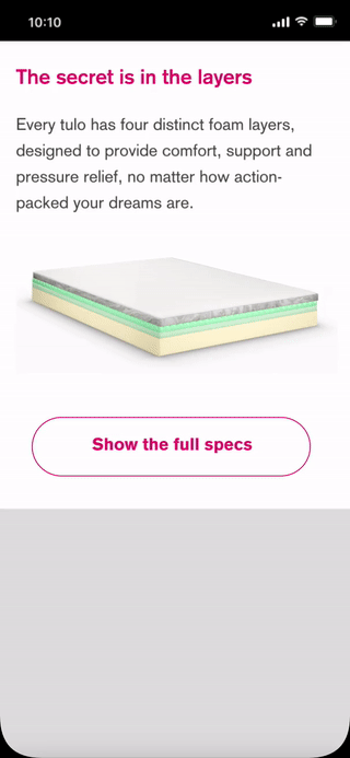 mobile version of animation of layers