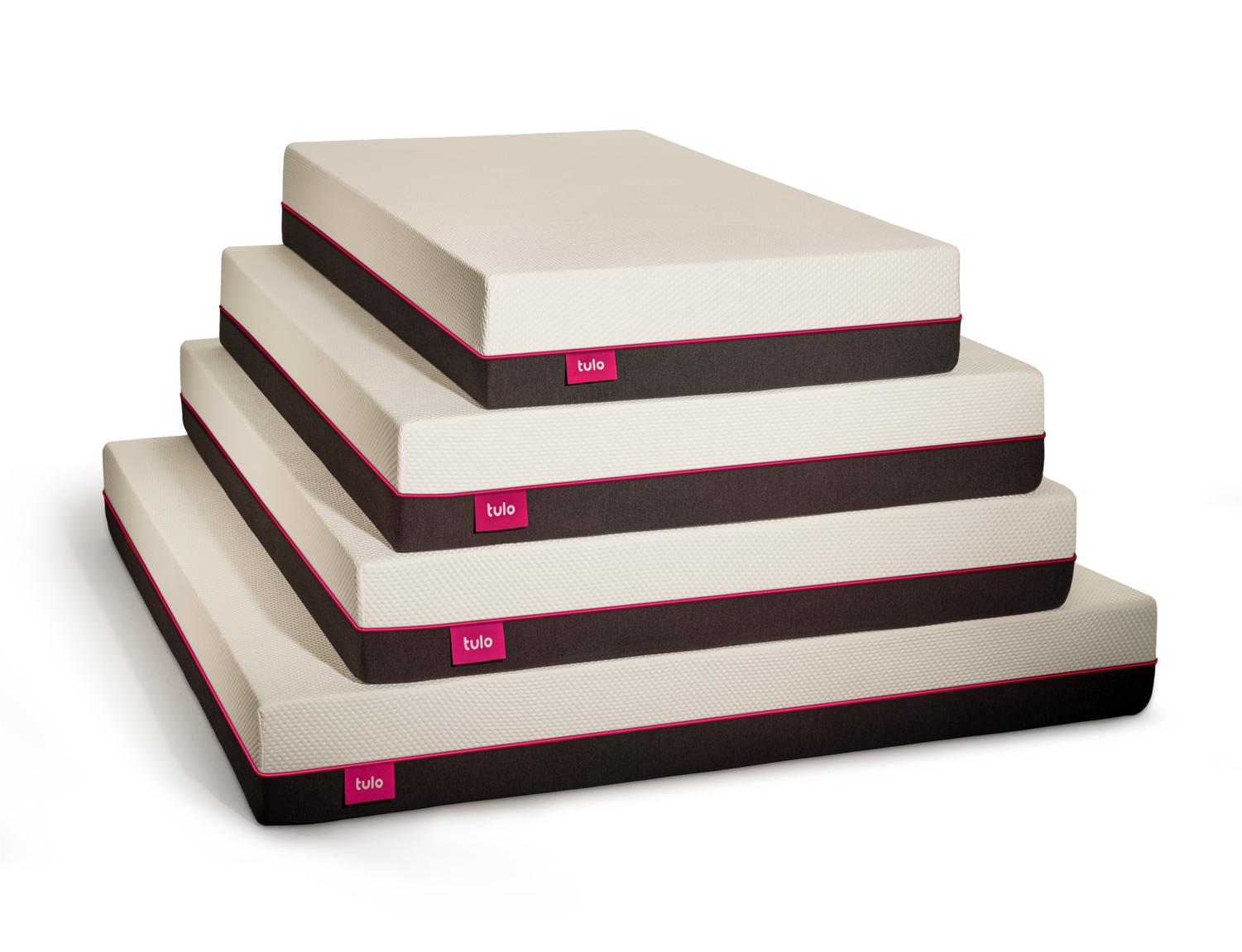 A stack off tulo mattresses